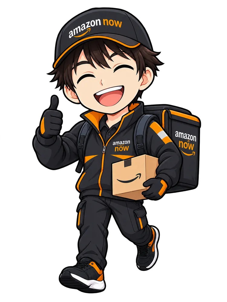 Amazon Nowで稼働する筆者イチオクンのキャラクター
