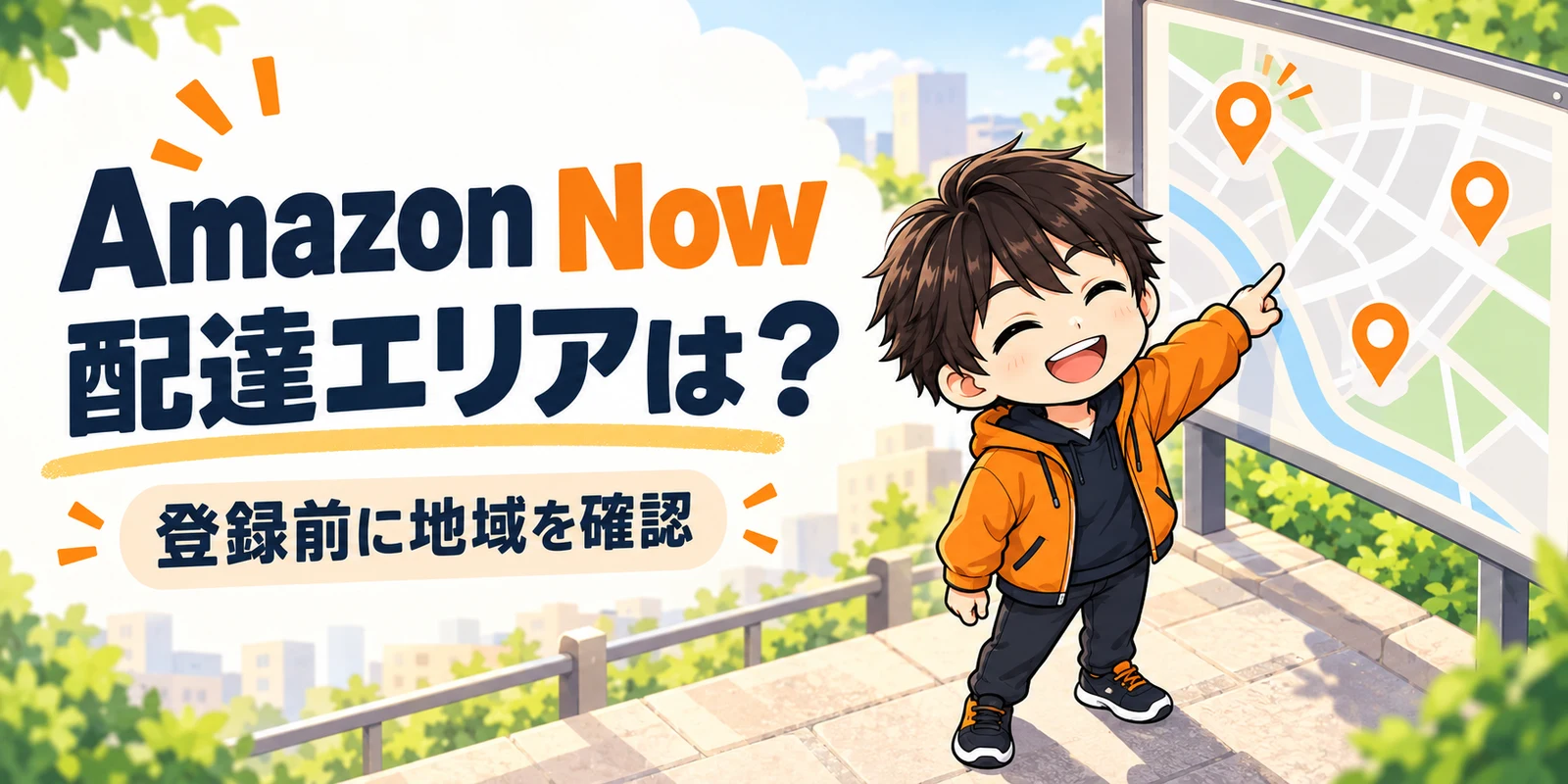 Amazon Nowの配達エリアは？登録前に地域を確認するガイド