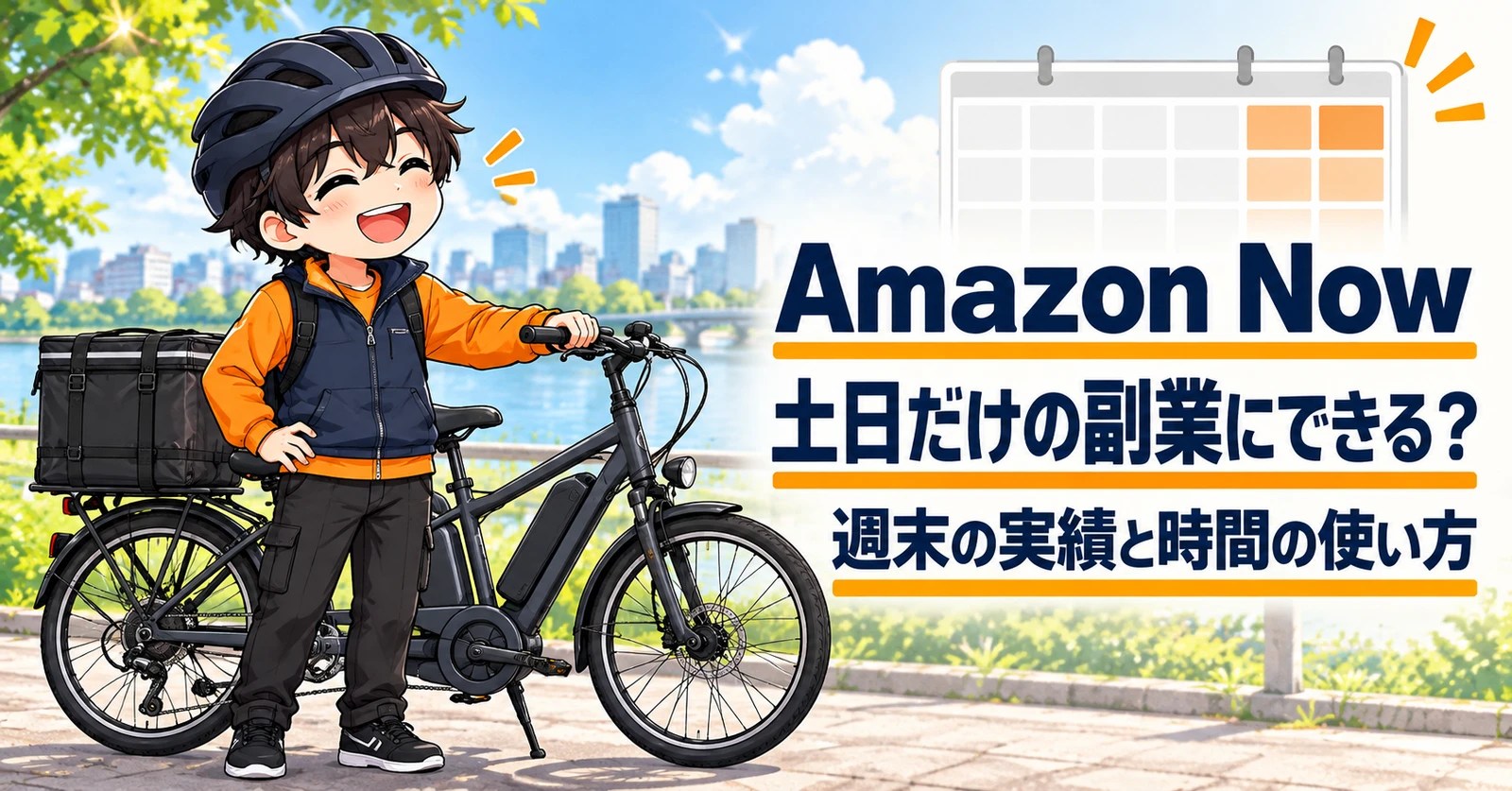 Amazon Nowは土日だけの副業にできる？週末の時間の使い方と報酬実例を紹介するガイド